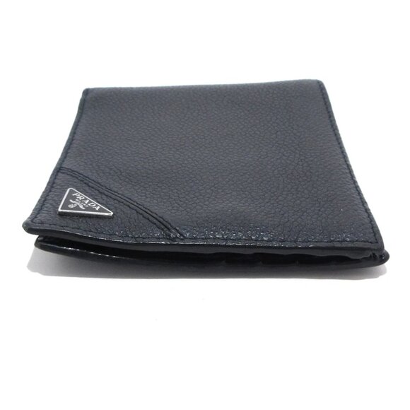 PRADA - Dark Navy Leather Bill Holder 233-080325 - Picture 4 of 10